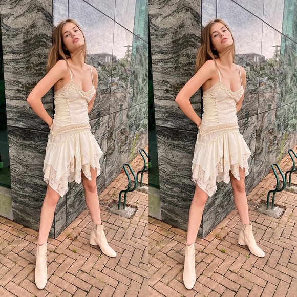 Free People x IXIAH Liminal Mini Dress - Picture 3 of 4